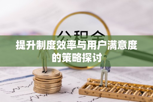 宝坻提升制度效率与用户满意度的策略探讨